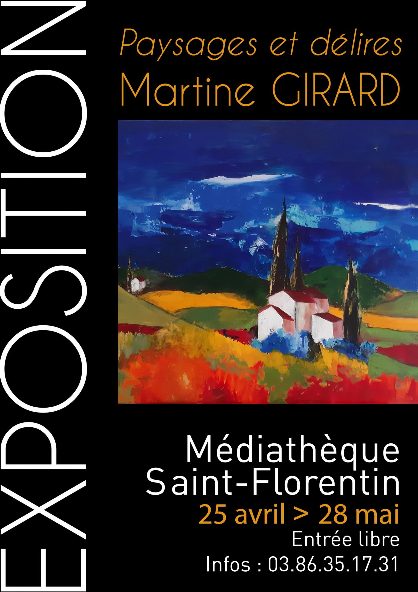 Affiche expo martinegirard