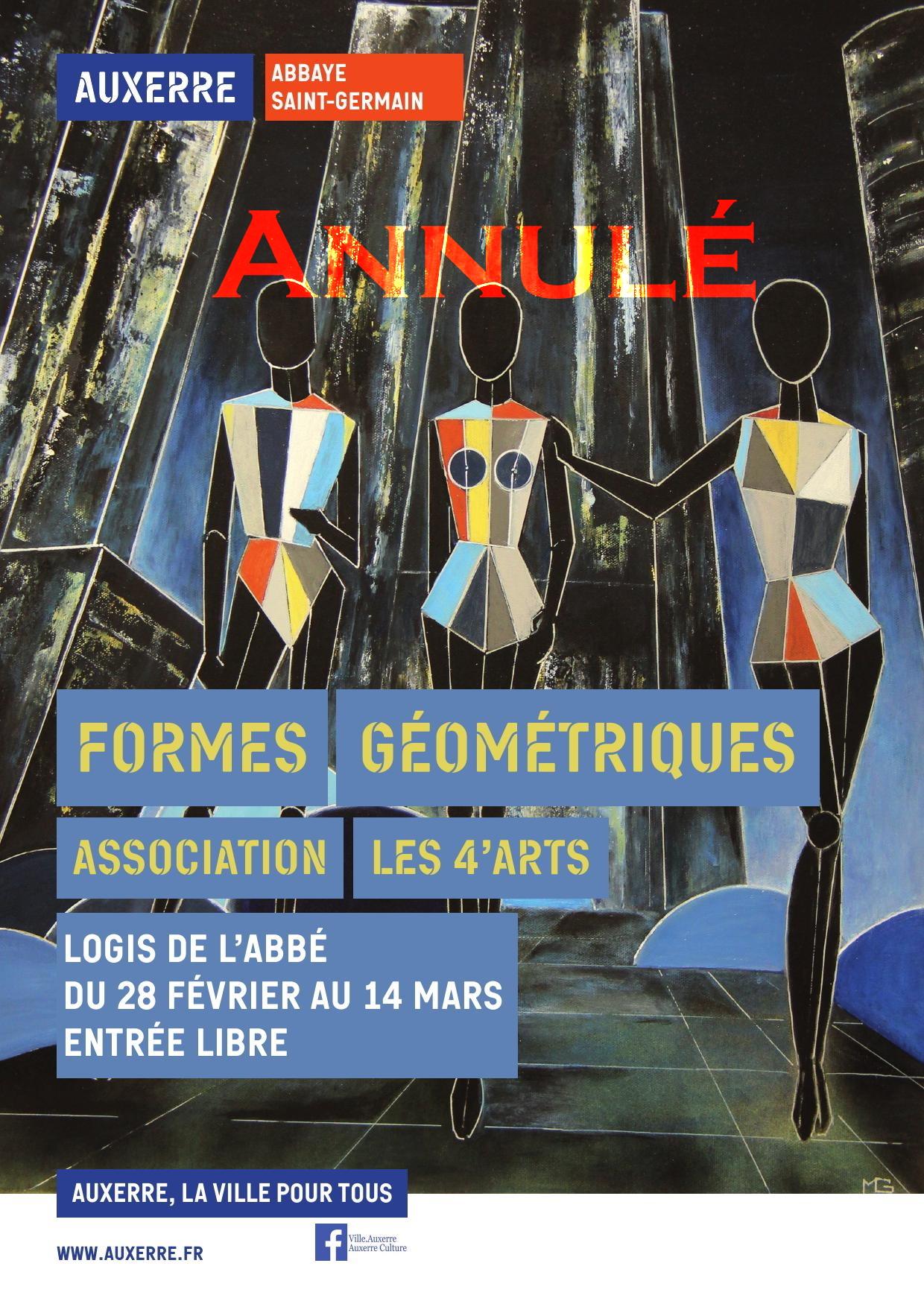 Les 4 arts expo affiche annule